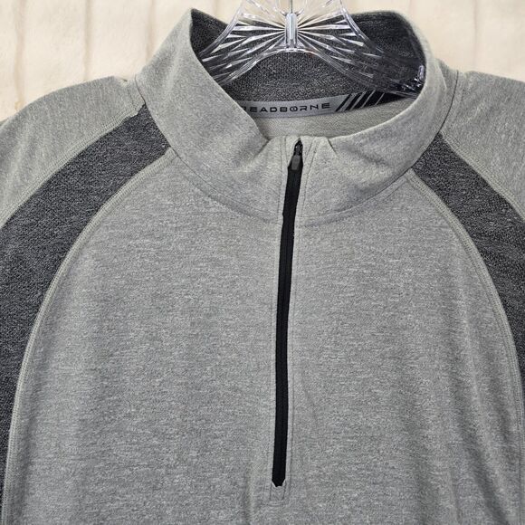 Under Armour Threadborne 1/2 Zip Training Pullover Gray Heather Men's Size XL - Picture 2 of 13
